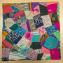 Vibrant Patchwork Sari Cushion Cover Handmade In India, thumbnail 2 of 11