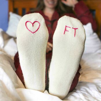 Personalised Women's Bed Socks, 3 of 9