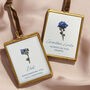 Personalised In Memory Forget Me Not Christmas Decoration, thumbnail 3 of 3