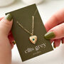 Birthstone Heart Locket 18k Gold Plated Necklace, thumbnail 5 of 12