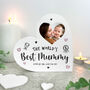 Personalised The World's Best Mum White Freestanding Heart, thumbnail 1 of 5