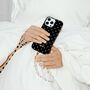 Black Polka Dot iPhone Case, thumbnail 1 of 2