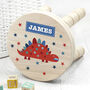 Personalised Kid’s Dinosaur Wooden Stool, thumbnail 1 of 5