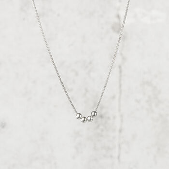 30th 40th 50th 60th Birthday Silver 925 Bead Per Decade Necklace, 8 of 12