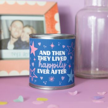 Happily Ever After Wedding Candle Gift, 5 of 5