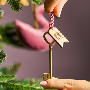 Personalised Magic Santa Key Christmas Decoration, 2 of 4