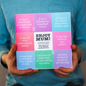 Mums Wishes Tokens Card, 2 of 8