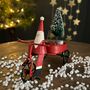 Santa On A Tricycle Christmas Decoration, thumbnail 3 of 3