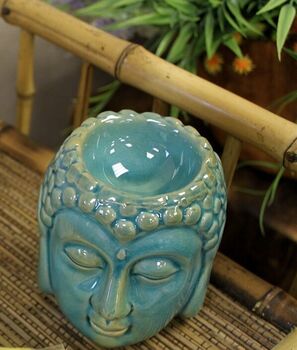 Buddha Oil Burner Blue, 3 of 3