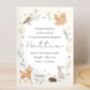 Personalised Woodland Animals New Baby Card, thumbnail 3 of 4