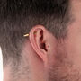 Small Spike Double Sided Stud Single Earring, thumbnail 3 of 6