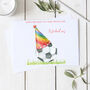 Personalised Son Football Birthday Card, thumbnail 1 of 2