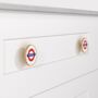 London Tube Stop Station Landmark Cupboard Door Knobs, thumbnail 2 of 8