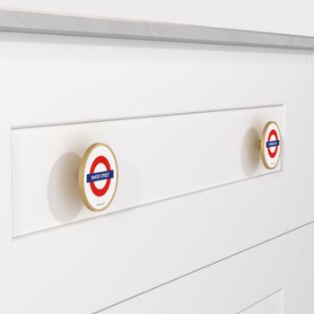 London Tube Stop Station Landmark Cupboard Door Knobs, 2 of 8