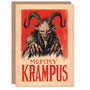 Merry Krampus German Fairytale Demon Horror Christmas Card, thumbnail 1 of 6