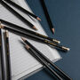 12 Personalised Black Graphite Pencils, thumbnail 2 of 2