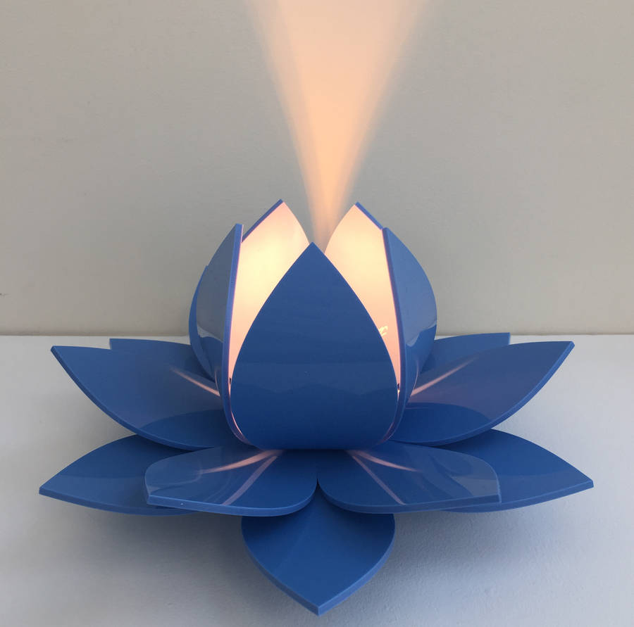Lotus Flower Table Lamp Bedside Lamp By Kirsty Shaw