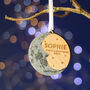Baby's First Christmas Moon Tree Ornament, thumbnail 8 of 9