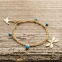 Gold Dragonfly Bracelet With Gemstones, thumbnail 1 of 4