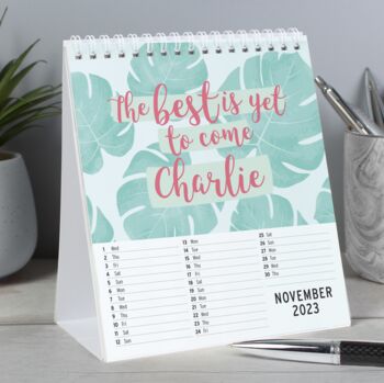 Personalised Motivational Quotes Calendar, 3 of 7