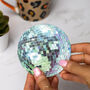 18th Birthday Card With Pvc Disco Ball Coaster, thumbnail 3 of 4