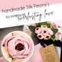 Personalised 30th Birthday Card For Her Scented With Floral Peonies, thumbnail 4 of 11