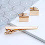 Personalised Cufflinks And Tie Clip Set, thumbnail 2 of 9