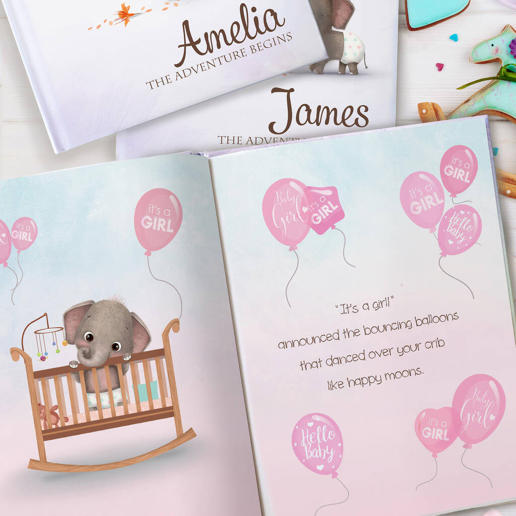 The Personalised New Baby Keepsake Book By My Given Name ...