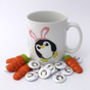 Pengbunny Mug Penguin With Bunny Ears, thumbnail 1 of 3