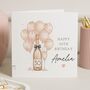 30th Champagne Prosecco Birthday Card For Daughter, thumbnail 1 of 7