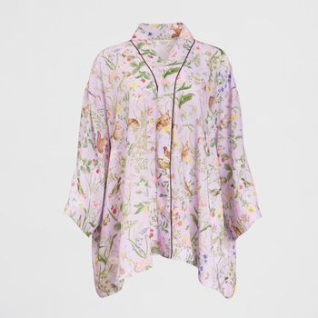 Meadow Creature Lilac Short Kimono, 3 of 4