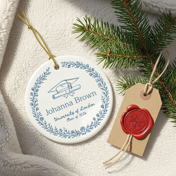 Personalised Graduation Keepsake Bauble 2026, 6 of 6