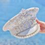 Rhinestone And Pearl Embellished Bride Hen Party Hat, thumbnail 1 of 4