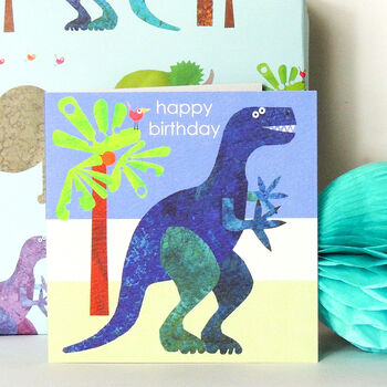 Happy Birthday Dinosaur Card, 5 of 5