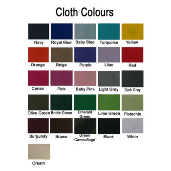 Large 29cm Bottom Arched Rocker One Line Personalised Text Embroidered Fabric Iron On Patch, 5 of 6