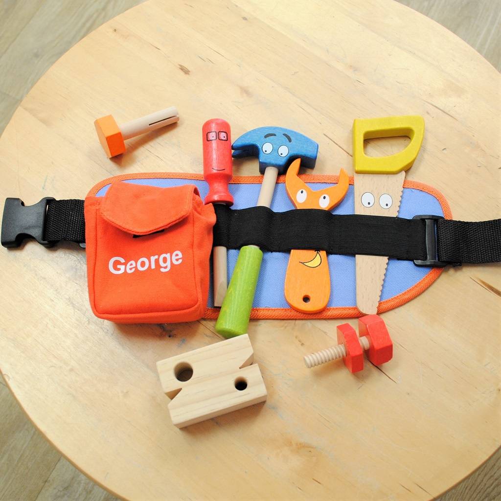 Children's Personalised Fun Tool Belt By Harmony At Home Children's Eco