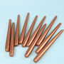 G Decor Pack Of 10 Or 20 Copper Dinner Candles, thumbnail 1 of 4