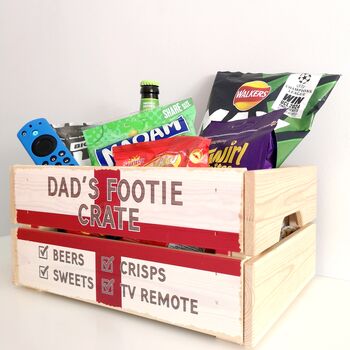 Personalised Snack Crate Father's Day Gift, 4 of 6