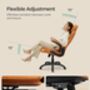 Office Chair Adjustable Headrest Ergonomic Gaming Chair, thumbnail 3 of 12