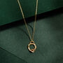 Garnet And Gold Vermeil Small Branch Necklace, thumbnail 2 of 7