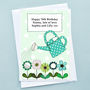 'Flowers' Personalised Birthday Card, thumbnail 3 of 5
