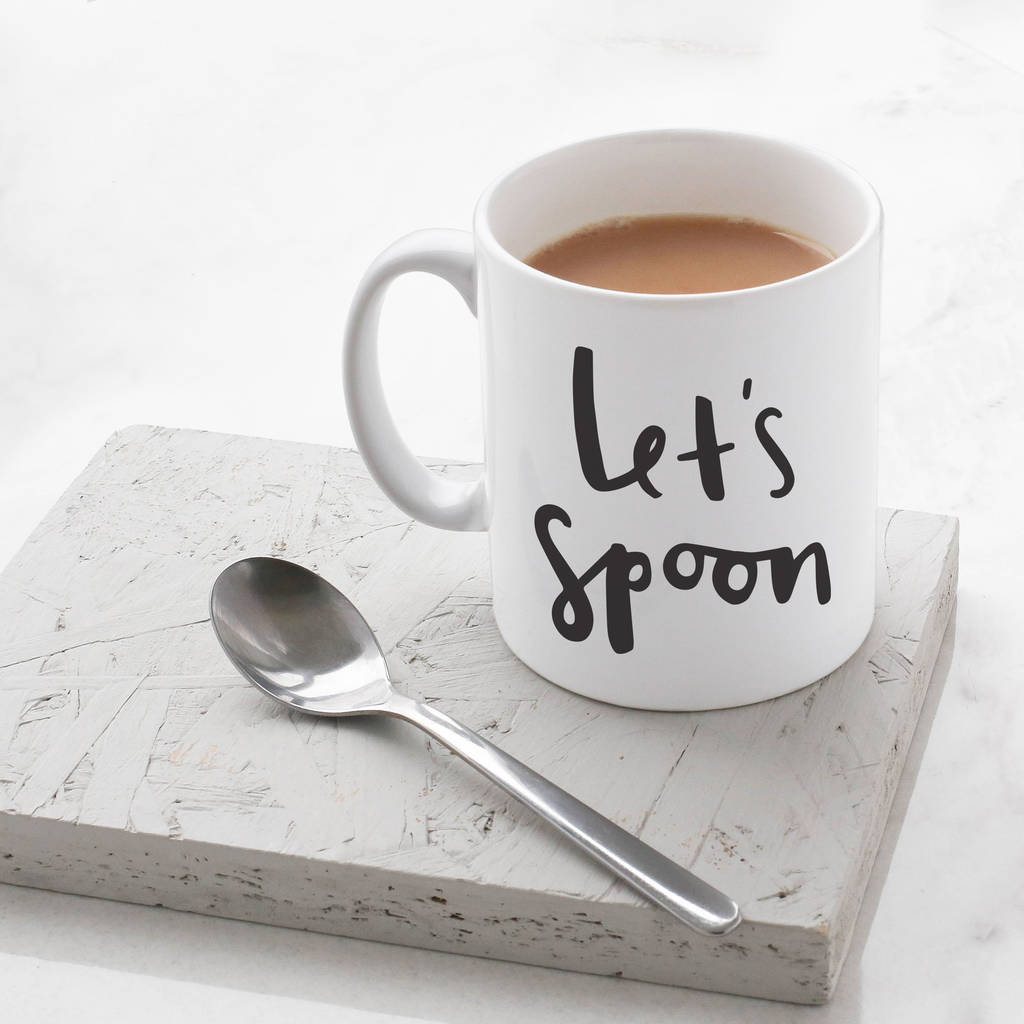 Let's Spoon Mug By Old English Company