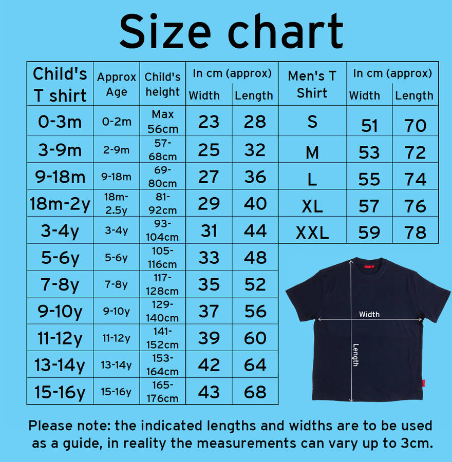 Hanes T Shirt Size Chart Youth