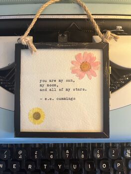 4x4 Personalised Typewriter Christmas Tree Decoration, 8 of 8