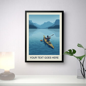 Personalised Kayaking Poster, 2 of 6