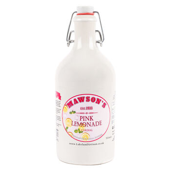 Mawson's Pink Lemonade Cordial In Stone Bottle, 4 of 5