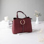 Personalised Red Vintage Style Bag, thumbnail 8 of 10