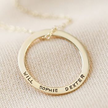 Personalised Halo Necklace, 6 of 12