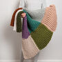 Chunky Check Blanket Beginner Knitting Kit, thumbnail 2 of 9