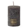 Swish Grey Pillar Candle, thumbnail 1 of 3